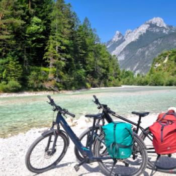 Der Isarradweg - <a href="https://www.radlfreak.de/eine-tirolerin-macht-karriere-bayern" target="_blank">ausführliche Informationen </a>  - (c) Gabi Vögele
