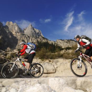 Watzmann, Watzmann – Schicksalsberg. Du bist so groß und i nur a Zwerg - ein traumhaftes Bike-Rustikal in drei herbstlichen Akten - (c) Norbert Eisele-Hein