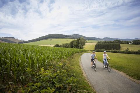 Radfahren am Diemelsee im Sauerland - (c) Sauerland-Tourismus e.V., Sabrinity.com REACT-EU