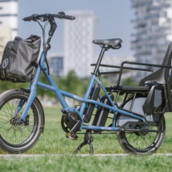 Das VELLO SUB ist das weltweit leichteste E-Cargo Bike und kann eine Gesamtlast von bis zu 210 kg transportieren - (c) VELLO