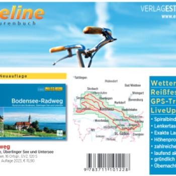 Neuauflage – Bodensee-Radweg von bikeline - Das Radtourenbuch bietet eine Vielzahl von Tourenmöglichkeiten rund um den Bodensee - (c) Esterbauer Verlag