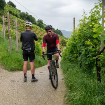 In den Hügeln des Prosecco geht es über steile Rampen bergauf und bergab - (c) Maren Recken