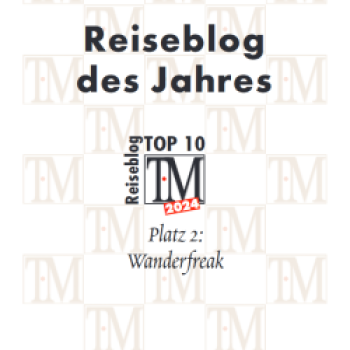wanderfreak.de - zweit bester Travel-Blog 2024 (bestplatziertes Spezial Interesst Online-Magazin Wandern)