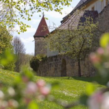 Die Stadtmauer und Burggraben von Seßlach - (c) Stadt Sesslach