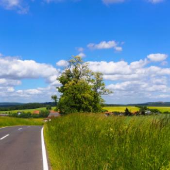 Nur kurze Strecken der Fahrradtouren führen entlang wenig befahrenen Straßen - (c) Jörg Bornmann