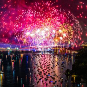 Konstanz am Bodensee Feuerwerk beim Seenachtfest - (c) MTK/Achim Mende