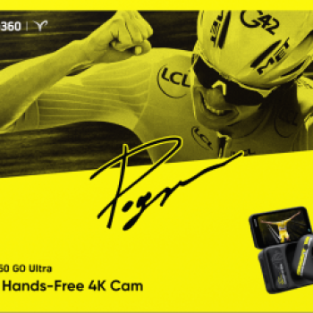 Insta360 und Tadej Pogačar stellen die GO Ultra Limited Edition vor  Das POV-Erlebnis eines Champions - (c) Insta360
