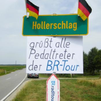 Gefeirte Pedaltreter während der BR-Radltour - (c) Lutz Baeucker