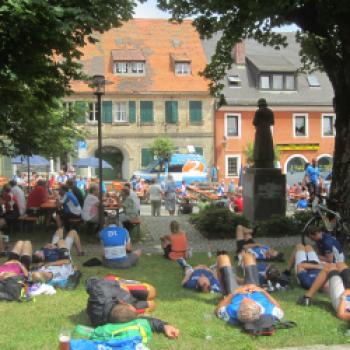 Ruhepause nach der Tagesetappe - (c) Lutz Braeucker
