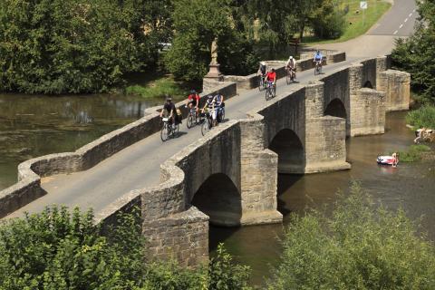 „Liebliches Taubertal“ - Fahrraddestination erster Güte - (c) Tourismusverband „Liebliches Taubertal“/Peter Frischmuth