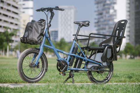 Das VELLO SUB ist das weltweit leichteste E-Cargo Bike und kann eine Gesamtlast von bis zu 210 kg transportieren - (c) VELLO