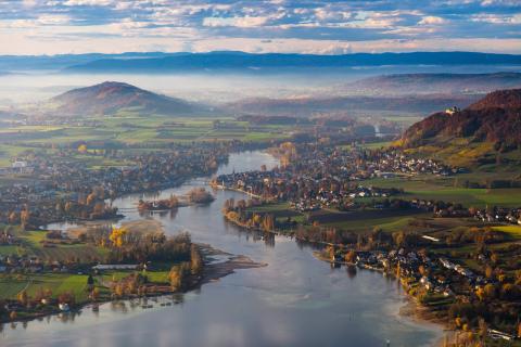 Die Vulkane des Hegau im Nebel (c) MTK/Achim Mende 