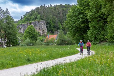 Der Sinnesradweg bei Lungsdorf, ein Erlebnis für alle Sinne im Nürnberger Land - (c) Frank Boxler