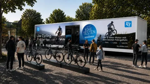 TQ bringt, mit einer Testflotte von mehr als 40 Bikes, Roadshow auf die Straße - (c) TQ Roadshow Roadshow auf die Straße